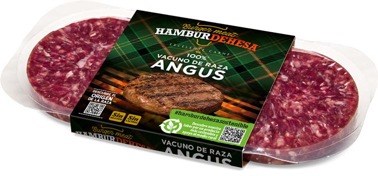 Burger de vacuno de raza Angus