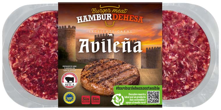Burger de vacuno de raza Avileña