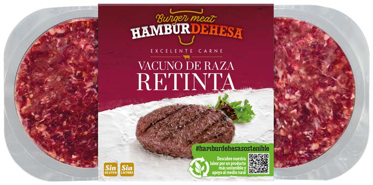 Burger de vacuno de raza Retinta