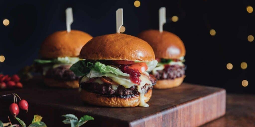 Receta de burgers navideñas dulces