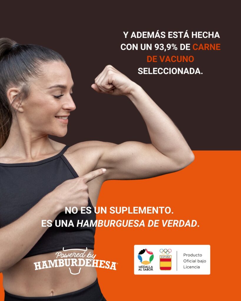 Barbacoa saludable con burger alta en proteínas